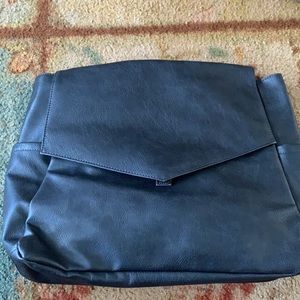 On Point Backpack in Black Distressed Pebble